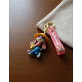3D PVC Figure Keychain - Zootopia - Judy Hopps Farmer Outfit