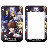 ID Card Badge Holder - Death Note - Light Yagami With Death Note And Characters
