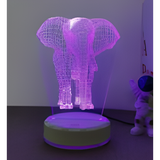 3D LED Night Light - Elephant (2)