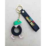 3D PVC Figure Keychain - Italian Brainrot - Gommy Walking Tire