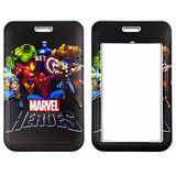 ID Card Badge Holder - Marvel - Heroes Group Shot Black Card
