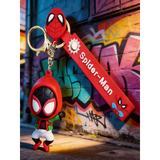 3D PVC Figure Keychain - Marvel - Miles Morales Spider-Man Chibi Figure