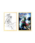 Paint Lamp Frame Light - One Piece - Roronoa Zoro Fighting