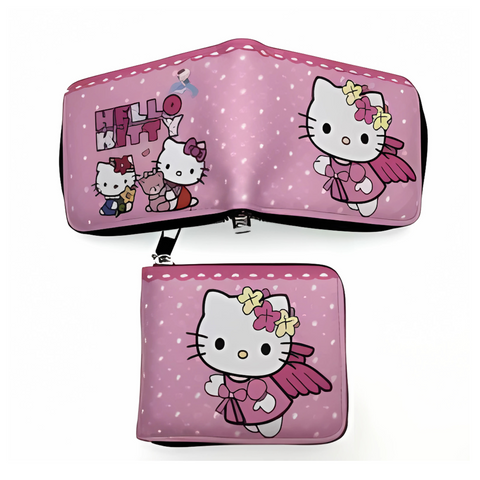 Zippered Short Wallet - Sanrio - Hello Kitty