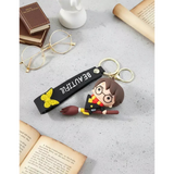 3D PVC Figure Keychain - Harry Potter - On Broomstick