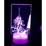3D LED Night Light - Neon Genesis Evangelion - Rei Ayanamis Evangelion Unit