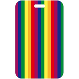 ID Card Badge Holder - Rainbow Stripes