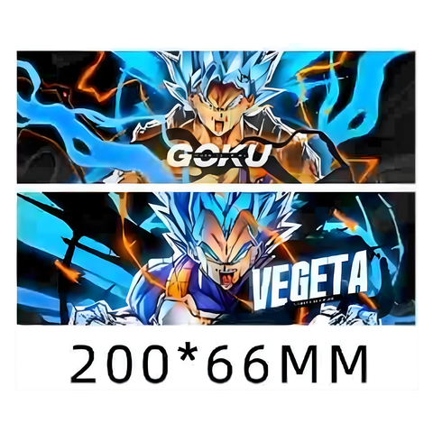 3D Lenticular Sticker - Dragon Ball - Goku & Vegeta Super Saiyan Blue