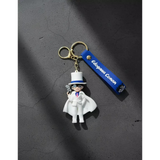 3D PVC Figure Keychain - Detective Conan - Kaito Kid In White Suit And Top Hat