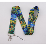 Lanyard - Vincent van Gogh - Sunflowers and Starry Night