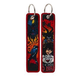 Embroidery Keychain - Stranger Things - Eddie Munson And Vecna - Hellfire