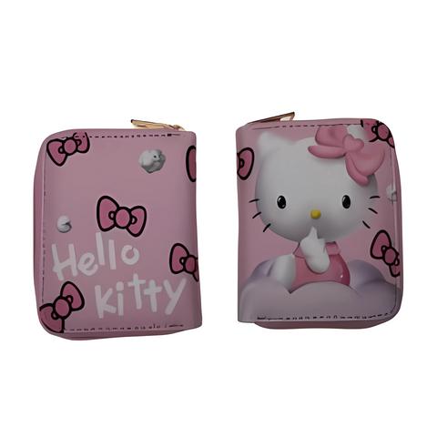 Zippered Short Wallet - Sanrio - Hello Kitty