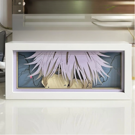 3D Paper Carving Light Lamp - Jujutsu Kaisen - Gojo Satoru