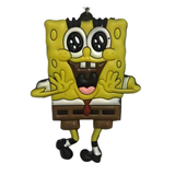 SpongeBob SquarePants excited face keychain PVC keychain