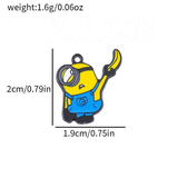 Bracelet Charm - Minions - Minion dressed as a pirate