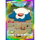 Card Keychain - Pokémon - Snorlax EX Full Art, rainbow foil