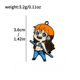 Bracelet Charm - Lilo & Stitch - Stitch as anime character orange hair