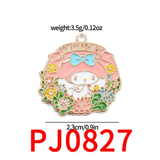 Bracelet Charm - Sanrio - My Melody and friends pink scene