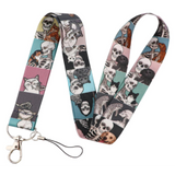 Lanyard - Cats and Skeletons