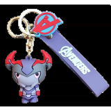 3D PVC Figure Keychain - DC Comics - Chibi Steppenwolf Armored