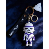 3D PVC Figure Keychain - Star Wars - Chibi Purple Stormtrooper