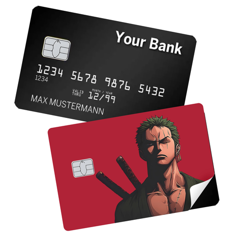 Credit Card Skin Sticker - One Piece - Roronoa Zoro