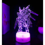 3D LED Night Light - Gundam - Hi-Nu Gundam