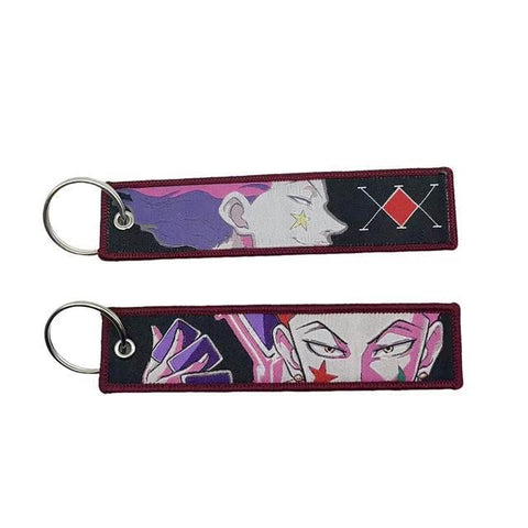 Embroidery Keychain - Hunter X Hunter - Hisoka