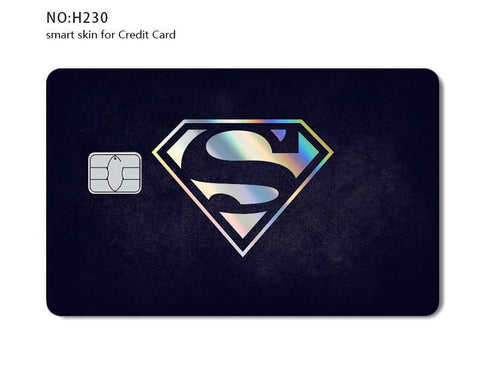 Credit Card Skin Sticker - Superman Holographic
