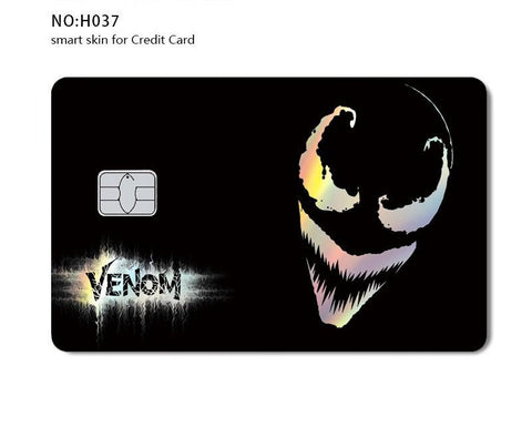 Credit Card Skin Sticker - Venom Holographic