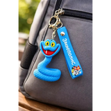 3D PVC Figure Keychain - Zootopia - Blue Snake With Characters
