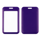 ID Card Badge Holder - Solid Purple