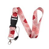 Lanyard - Red and Pink Roses