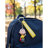 3D PVC Figure Keychain - Peanuts - Charlie Brown Phone Heart