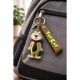 3D PVC Figure Keychain - Don Gato Y Su Pandilla - Top Cat Black Tie