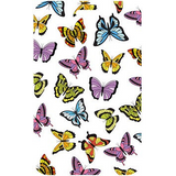 ID Card Badge Holder - Generic - colorful butterfly pattern