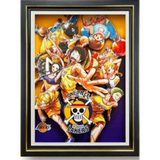 3D Light Frame - One Piece - Straw Hat Crew In Lakers Jerseys Crossover