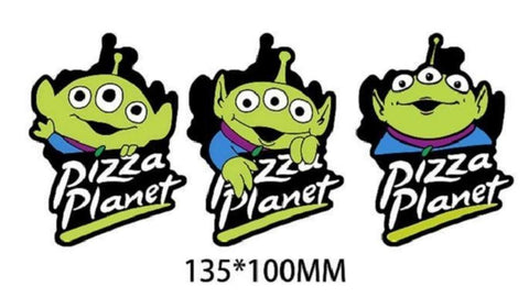 3D Lenticular Sticker - Toy Story - Pizza Planet Alien Trio