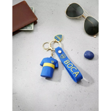 3D PVC Figure Keychain - Football Club - Boca Juniors Home Jersey