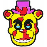 Crocs Charm - Five Nights at Freddy's - Glitchtrap / Splattered Freddy Head