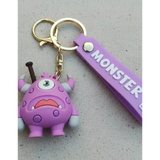 3D PVC Figure Keychain - Monster University - Art Wide Mouth