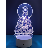 3D LED Night Light - Guan Yin Bodhisattva