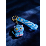 3D PVC Figure Keychain - KPop Demon Hunters - Mochi Sitting Tongue Out