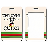 ID Card Badge Holder - Mickey & Friends - Mickey Mouse On Gucci-style ID Card