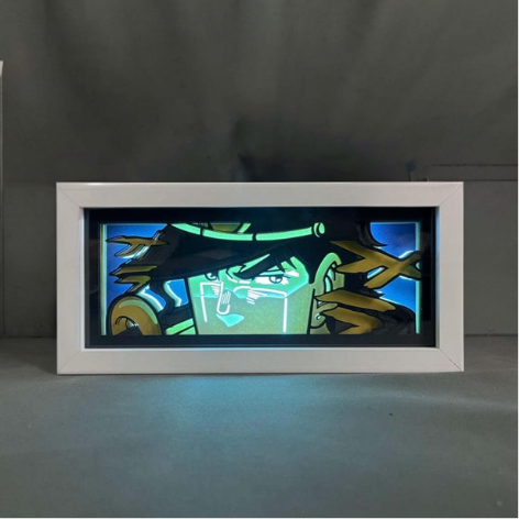 3D Paper Carving Light Lamp - JoJo's Bizzarre Adventure