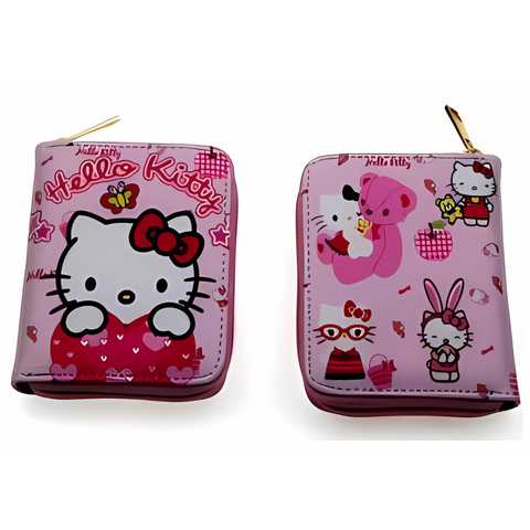 Zippered Short Wallet - Sanrio - Hello Kitty