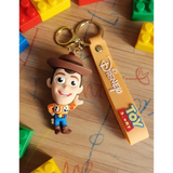 3D PVC Figure Keychain - Toy Story - Woody Chibi Waving