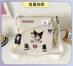 Messenger Bag - Sanrio - Kuromi - White