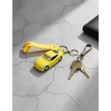 3D PVC Figure Keychain - Cars - Cruz Ramirez Yellow Car