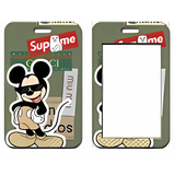 ID Card Badge Holder - Mickey & Friends - Mickey Mouse In Sunglasses With Supreme Logo